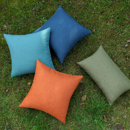 Wasserdichter Kissenbezug Set 30x50 cm Outdoor Garten Deko Navy Blau
