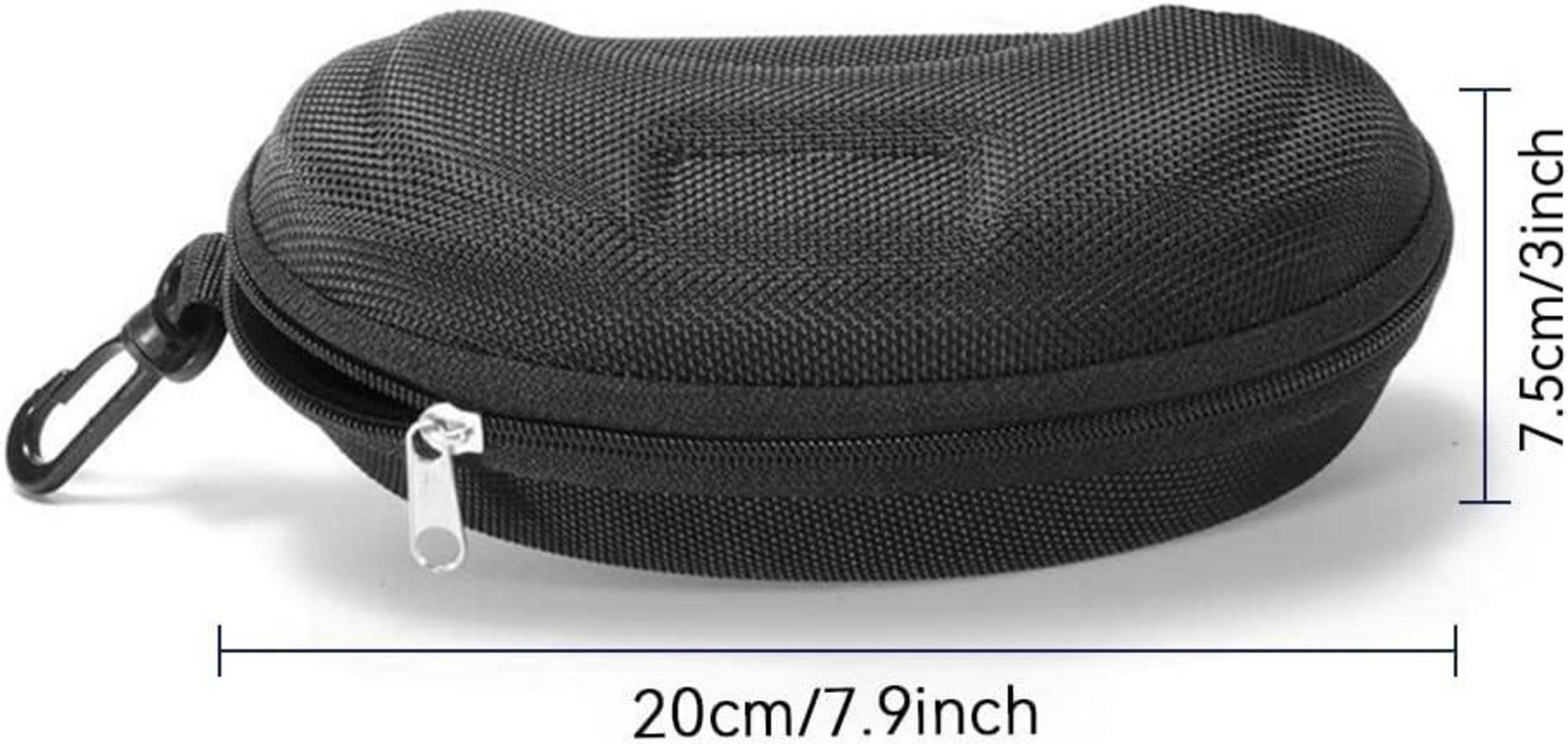 2er Pack Eva Brillenetui Schwarz für Brillen & Sonnenbrillen