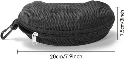 2er Pack Eva Brillenetui Schwarz für Brillen & Sonnenbrillen