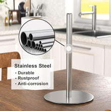Küchenrollenhalter Edelstahl Silber Stehend mit stabiler Basis