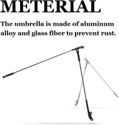 OAICIA Regenschirm Sturmfest UV Schutz Ultraleicht Faltbar Mini Umbrella Blau
