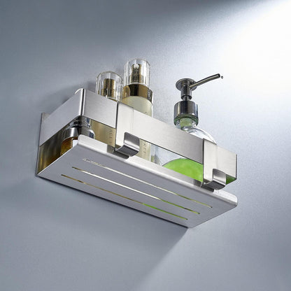 Duschablage Edelstahl Ohne Bohren – Duschkorb mit Haken