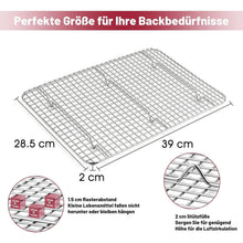 Edelstahl Abkühlgitter 2er Set – Rostfrei & Spülmaschinenfest