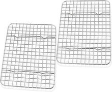 Edelstahl Abkühlgitter 2er Set Backgitter Kühlgitter 22cm×16cm×2cm