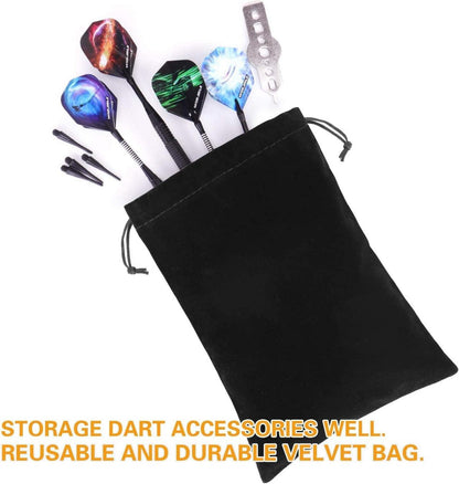 WIN.MAX 2BA Schwarz Softdart Spitzen 1000 Stück - Dartpfeile Ersatzspitzen