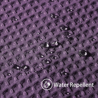 Waffel Duschvorhang Anti Schimmel Textil 92x182cm Lila