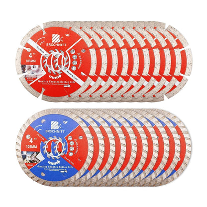 Diamant Trennscheibe 105mm 20er Pack für Stein & Fliesen