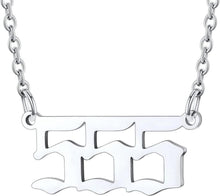 Engelszahlen Kette Engelszahl Anhänger Glücklich Edelstahl Halskette