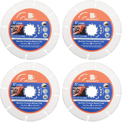 10x 125mm Multi-Sägeblatt für Winkelschleifer & Kreissägen