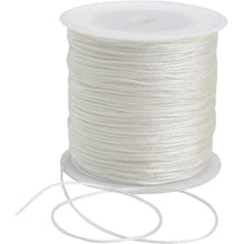 Weiße Nylonschnur 1mm - 91m für Schmuck & Makramee