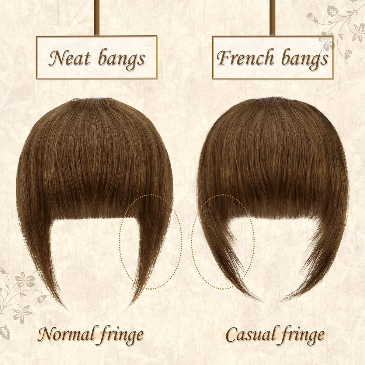 Remy Echthaar Pony Clip-In – Französisch, Wispy & Natürliche Farbe