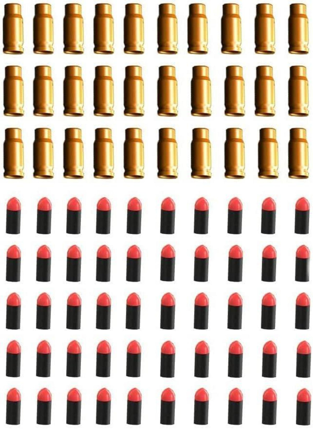 100x AGDLLYD Schaumstoff Munition für Spielzeugpistole - EVA Kugel Munition