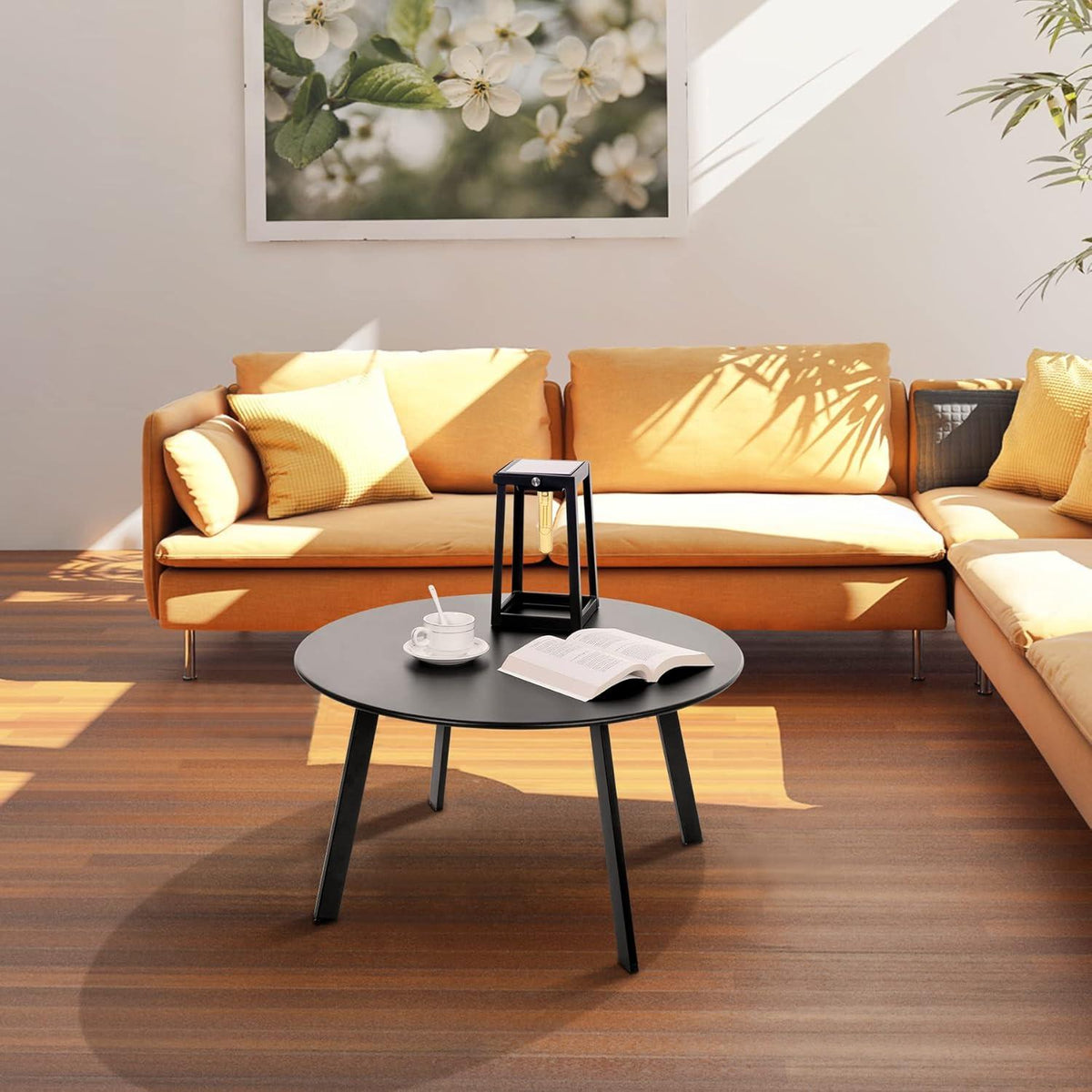 Beistelltisch Metall Garten Rund Sofatisch Kaffeetisch