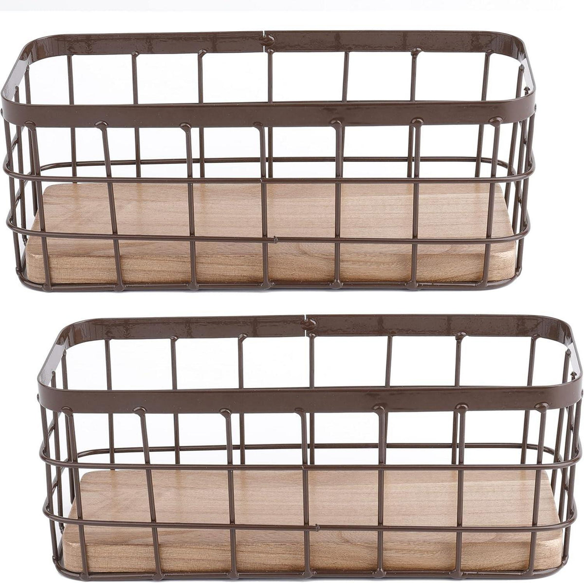 Drahtkorb Metall Aufbewahrung Organizer Schmal 10 x 10 x 25 cm