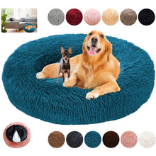 Rundes Hundebett Flauschig Donut – Bequemes Hundesofa in 12 Farben