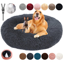 Rundes Hundebett Flauschig Donut – Bequemes Hundesofa in 12 Farben