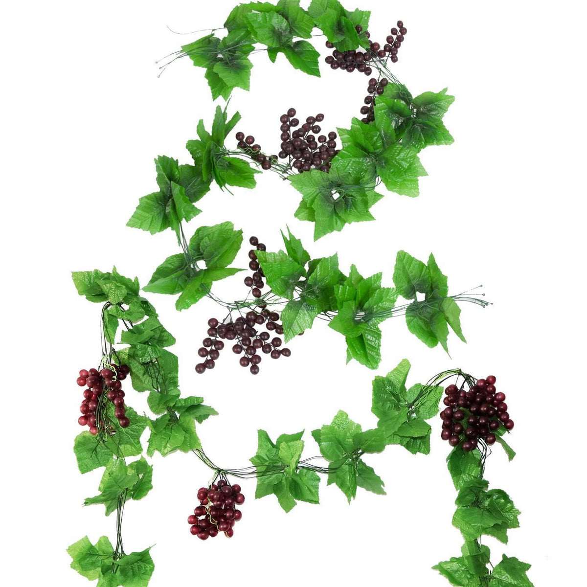 Künstliche Weinrebe 10er Set – Dekorative Trauben für Haus & Garten