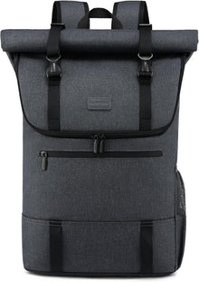 Roll Top Rucksack 17 Zoll Laptop wasserdicht groß für Arbeit Uni