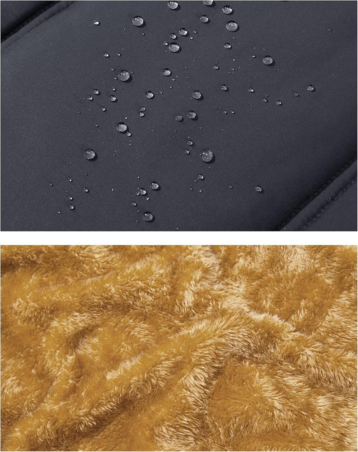 Herren Winterweste Gefüttert Outdoor Fleeceweste Ärmellos Thermo XL