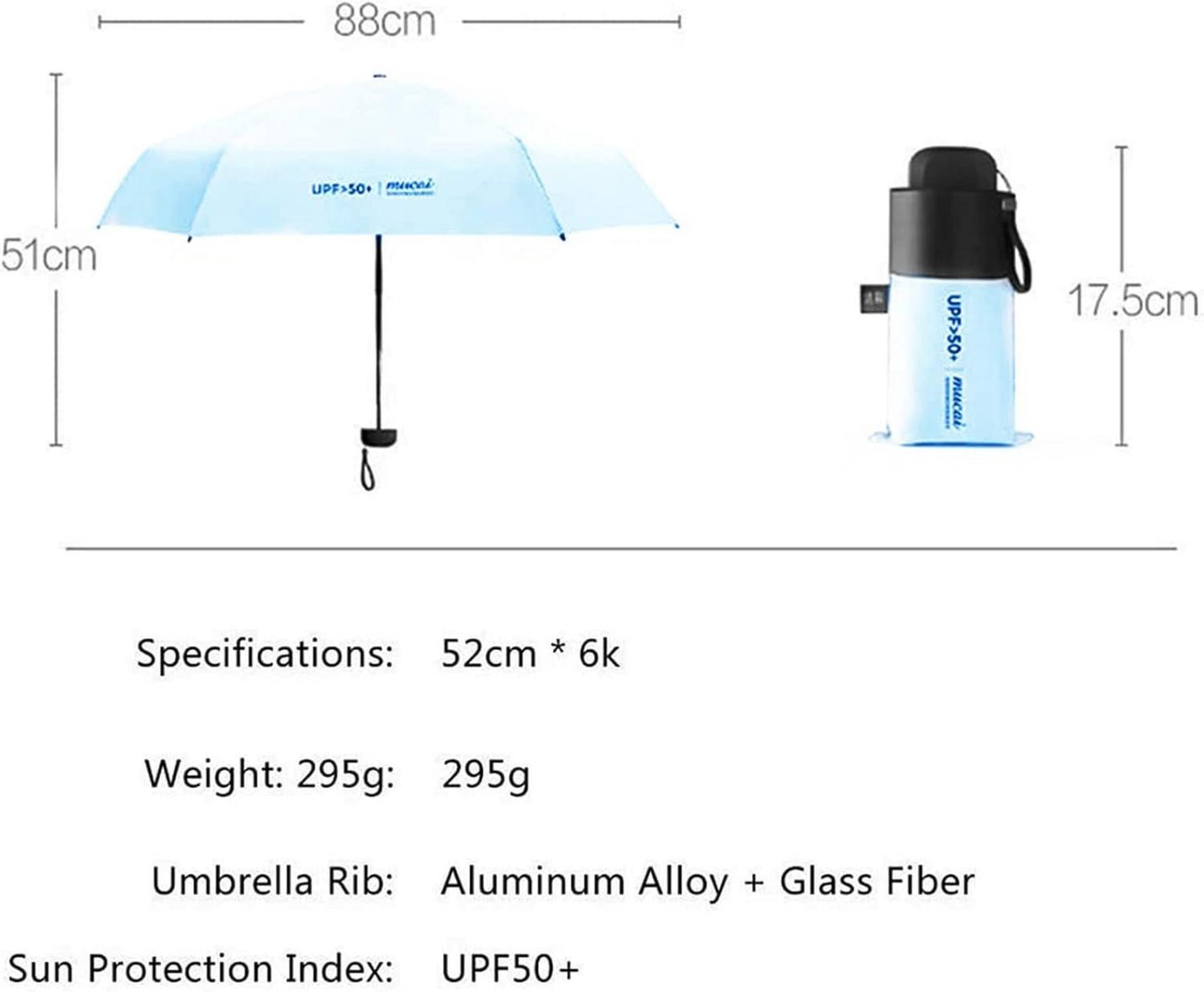 Kompakter OAICIA Regenschirm Sturmfest UV-Schutz Taschenschirm
