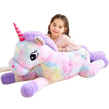 Riesiges Einhorn Stofftier 110cm - Kuscheliges Plüschtier Geschenk