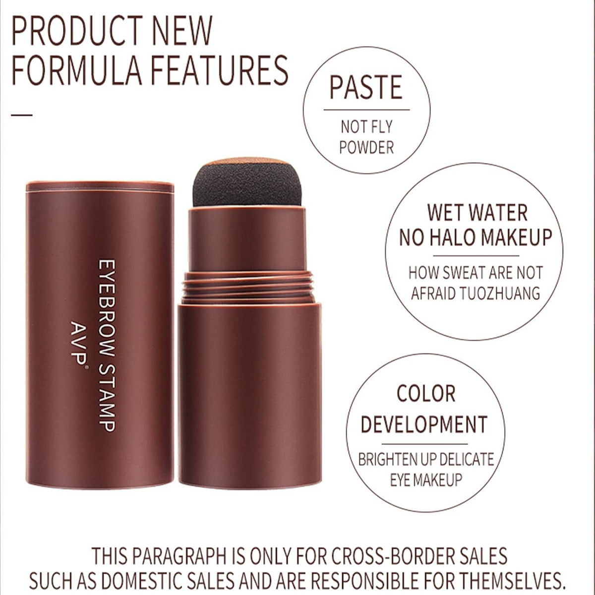 Augenbrauen Schablone mit Eyebrow Powder und Stamp Set