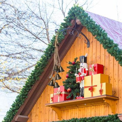 Hexenglocken Windspiel mit Schutzamuletten für den Garten