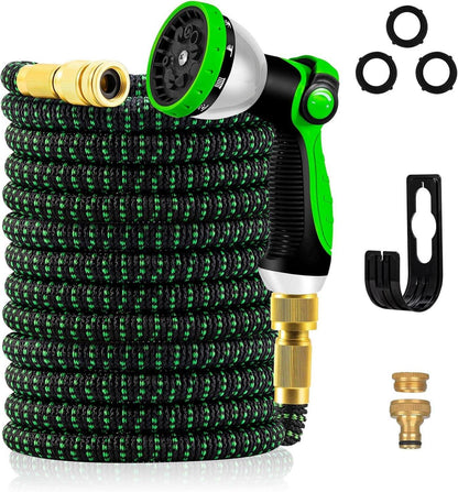 Flexibler Gartenschlauch 15m Latex Wasser 3450D Gewebe