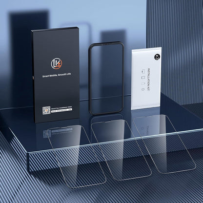 3x LK Panzer Schutzfolie iPhone 13/13 Pro 6.1 - 9H Härte, HD Displayschutz