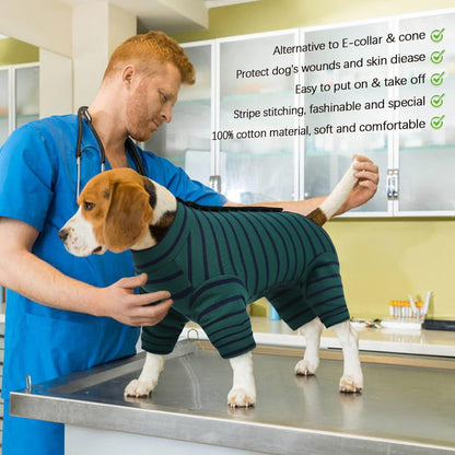 Hundebody nach Op Kastration Hund Kleine Mittelgroße Grün S