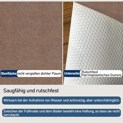 DFIONC Fußmatte innen waschbar 80x120cm Schmutzfangmatte