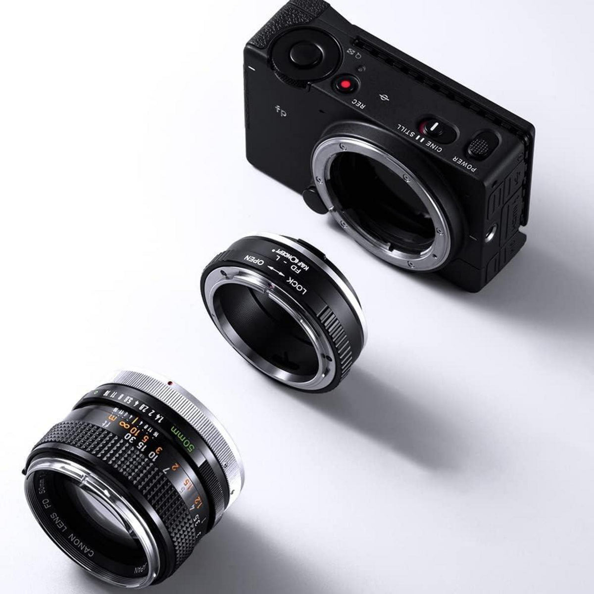K&F Concept Objektivadapter FD-L Canon FD FL auf L-Mount Adapter