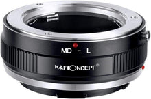 Objektivadapter Minolta MD auf L-Mount für manuellen Fokus