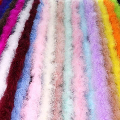 Federboa 200cm – Flauschige Federgirlande für DIY & Dekoration