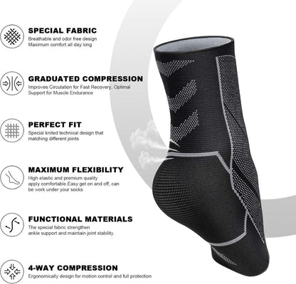 Neuropathie Socken Knöchelbandage Sport Sprunggelenk