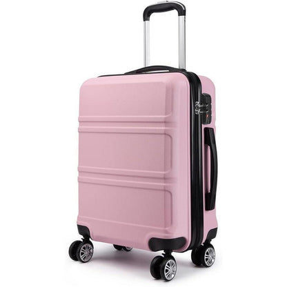 XL Reisekoffer Trolley Pink 75cm Hartschale mit TSA Schloss