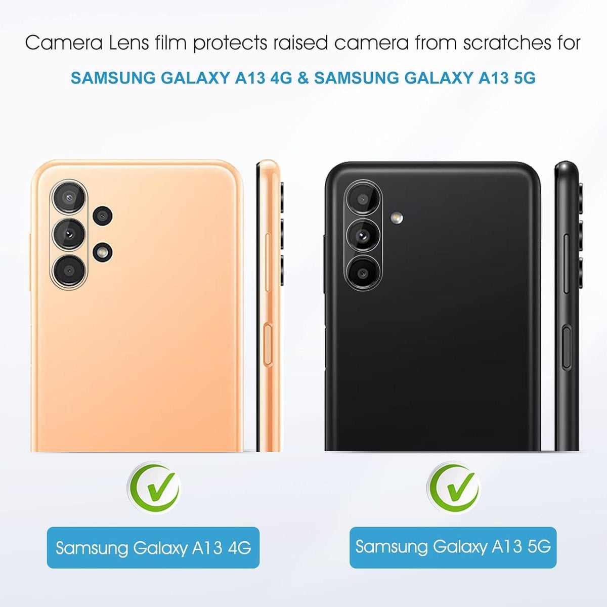 Displayschutzfolie Samsung Galaxy A13 4G 5G Kameraschutz 9H