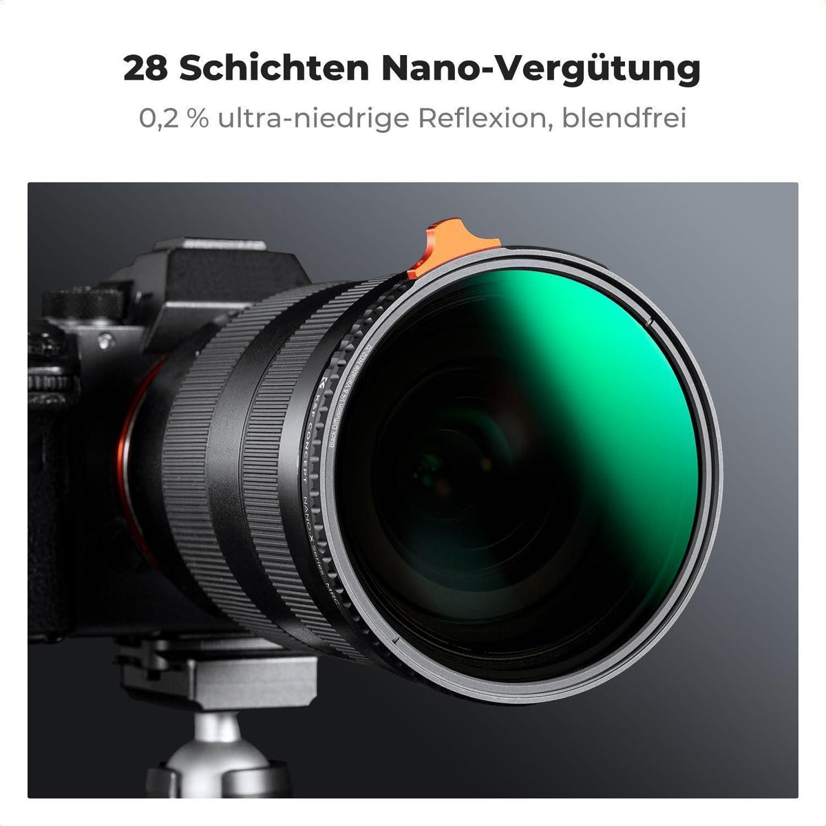 2-in-1 Kamerafilter: Black Mist 1/4 & variabler ND2-ND32