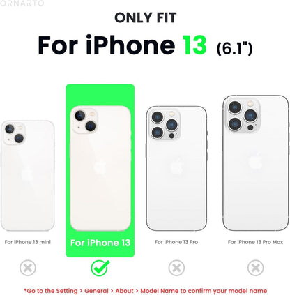 ORNARTO Silikon Case für iPhone 13 6,1 Zoll - Ultra