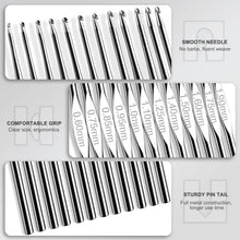 Coopay Kleine Häkelnadel Set 12 Stück Größe 0,6-1,9 mm