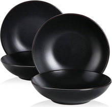 Suppenteller Set Steingut Vintage Design 4-teilig 800ml