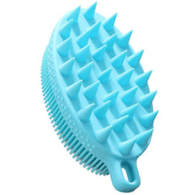 2-in-1 Silikon-Körperbürste für Haut- und Haarreinigung, Kopfmassage