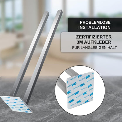Edelstahl Handtuchhalter ohne Bohren, 39cm, gebürstet