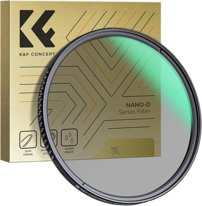 K&F Concept D-Serie Pro 62mm Slim Zirkularer Polfilter
