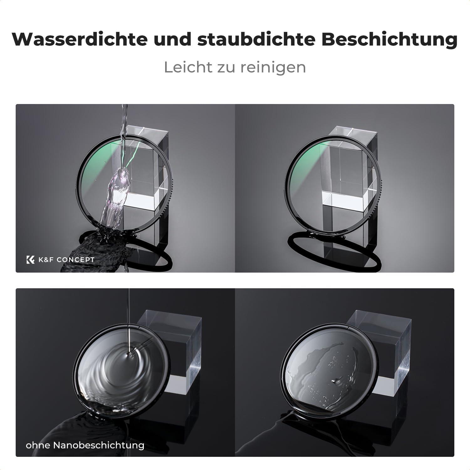 67mm Slim Zirkularer Polfilter CPL Filter HD AGC Glas 24-Schichten