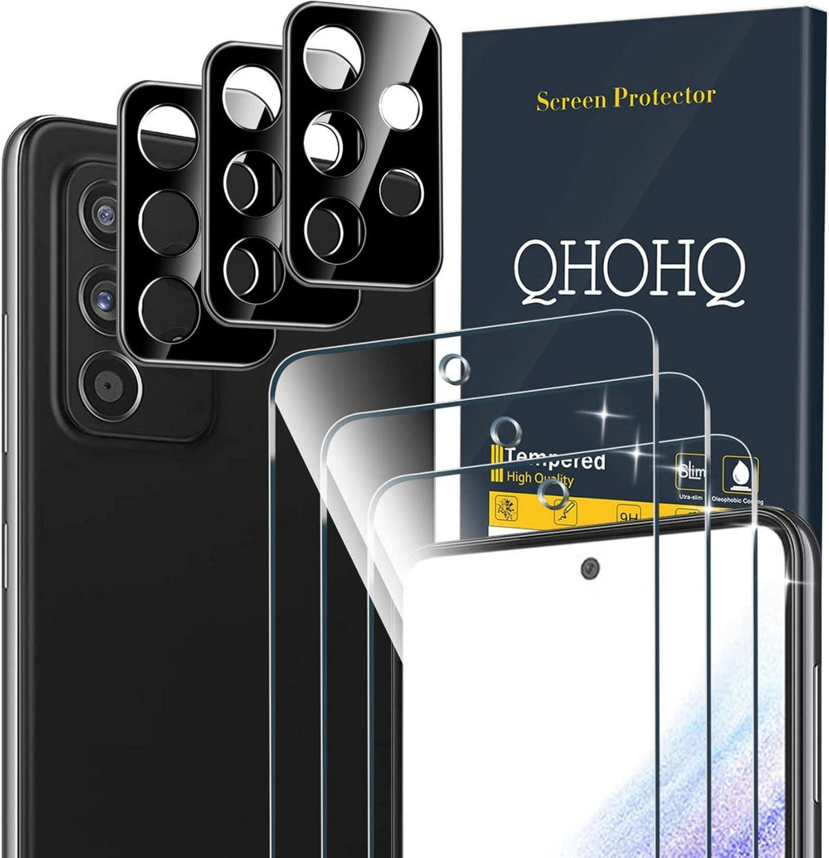 Panzer Schutz Glas Samsung Galaxy A53 5G + Kamerafolie