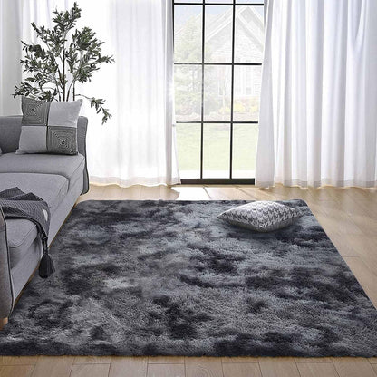 Flauschiger Rundteppich 200x200cm – Weich, Rutschfest & Modern