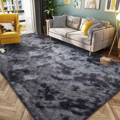 Flauschiger Rundteppich 200x200cm – Weich, Rutschfest & Modern