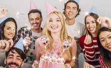 Rosegold Geburtstag Kuchendeko Mädchen 22 Stück - Happy