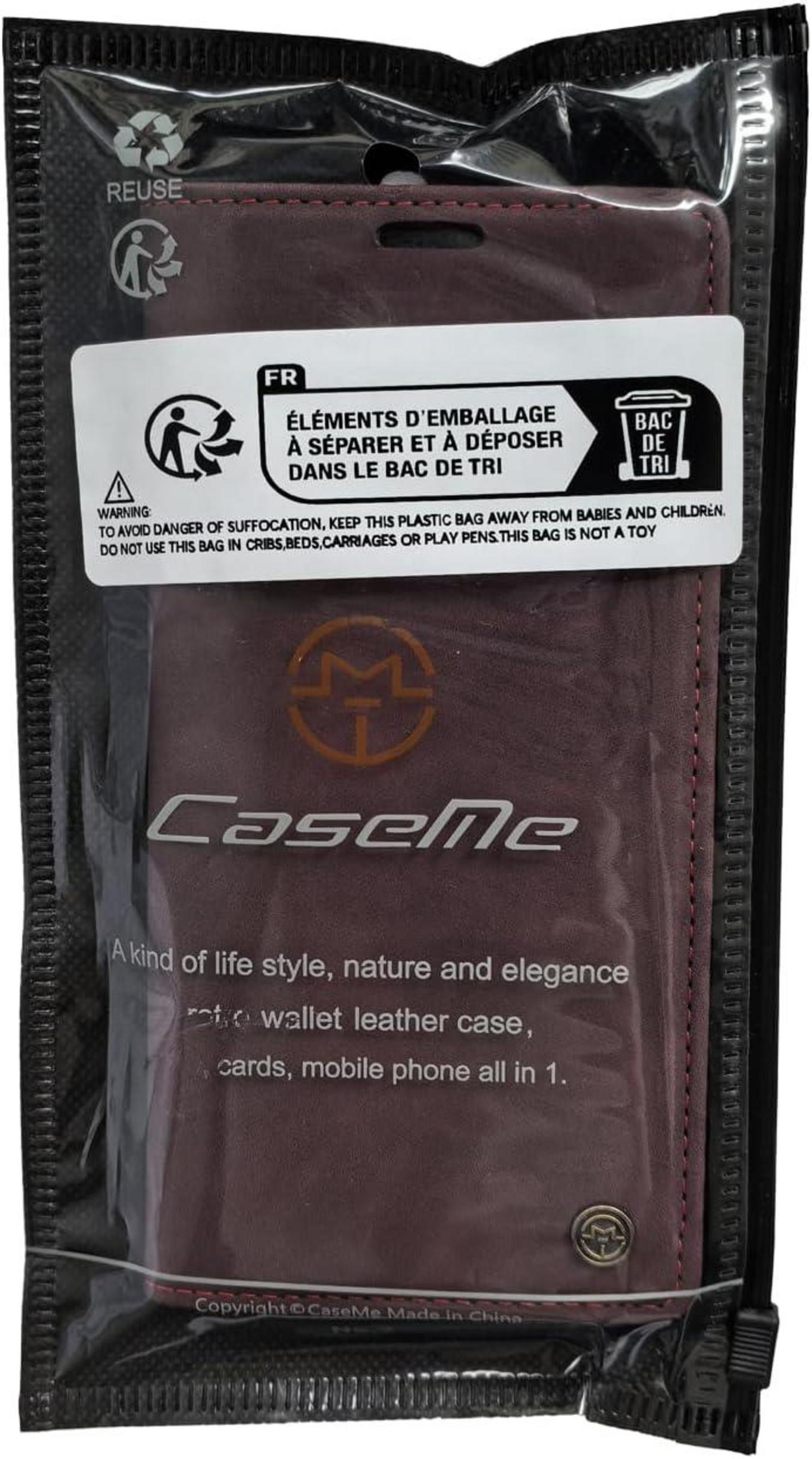 CaseMe Samsung Galaxy A53 5G Hülle Leder Klappbar Flip Case Magnet Stand